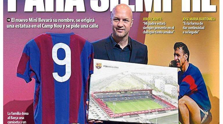 הצעדים של ההנהלה לזכרו של קרויף