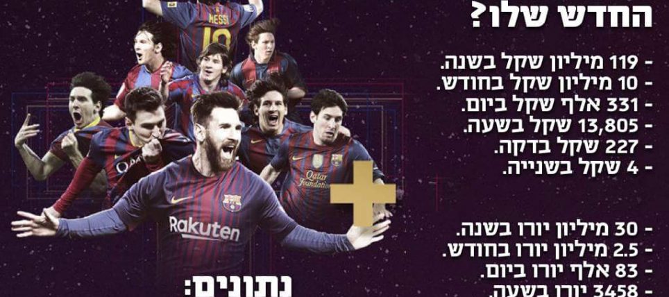 כמה מסי ירוויח בחוזה החדש שלו?